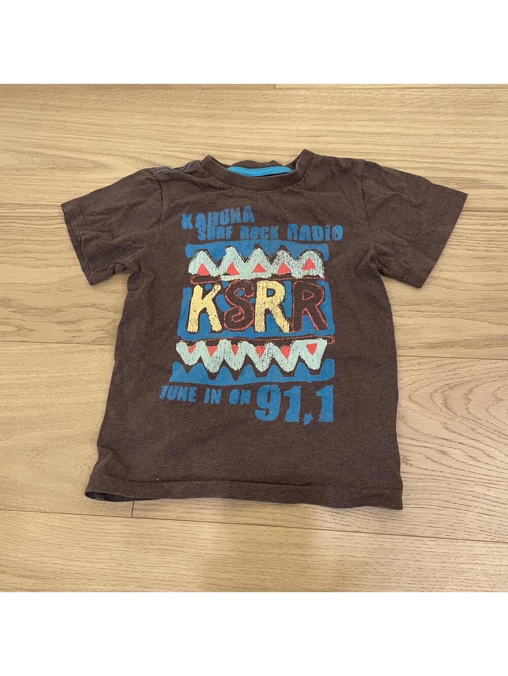 H&M L.O.G.G. Boys KSRR Surf Rock Radio T-Shirt Size 5–6Y